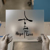 Faith Hope Love Script | DTF Transfer Ready to Press | Inspirational Heat Transfer