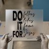 Do It For Jesus | DTF Transfer Ready to Press | Inspirational Heat Transfer