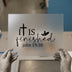 It Is Finished John 19:30 | DTF Transfer Ready to Press | Christian Heat Transfer