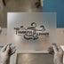 Thankful and Blessed | DTF Transfer Ready to Press | Rustic Script Heat Transfer