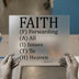 Faith | DTF Transfer Ready to Press | Inspirational Heat Transfer