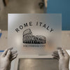 Rome Italy Colosseum DTF Transfer Ready to Press | Iconic Landmark Heat Transfer