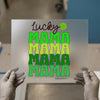 Lucky Mama Groovy Font | DTF Transfer Ready to Press | St. Patrick's Heat Transfer