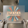 Retro Mama Sunshine | DTF Transfer Ready to Press | Groovy Heat Transfer