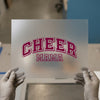 Cheer Mama | DTF Transfer Ready to Press | Collegiate Style Heat Transfer