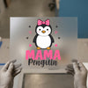 Mama Penguin | DTF Transfer Ready to Press | Cute Animal Heat Transfer