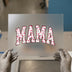 Mama Heart Pattern | DTF Transfer Ready to Press | Distressed Heat Transfer