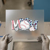 Baseball Mom DTF Transfer Ready to Press | Sports Leopard Print Heat Transfer