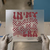 In My Racing Era | DTF Transfer Ready to Press | Retro Checkered Heat Transfer