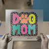 Dog Mom Leopard Print | DTF Transfer Ready to Press | Vibrant Heat Transfer