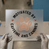 Motivated By Caffeine & Canines | DTF Transfer Ready to Press | Pet Lover Heat Transfer