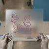 Mama Rose Butterfly | DTF Transfer Ready to Press | Feminine Script Heat Transfer