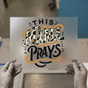 This Mama Prays | DTF Transfer Ready to Press | Leopard Print Heat Transfer
