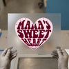 Mama's Sweet Heart Groovy | DTF Transfer Ready to Press | Retro Heat Transfer
