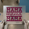Mama Bold Script DTF Transfer Ready to Press | Heat Press Mama Design