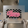 Mama Checkered Retro | DTF Transfer Ready to Press | Groovy Heat Transfer