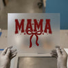 MAMA with Bow & Shamrocks | DTF Transfer Ready to Press | Retro Heat Transfer