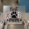 Best Dog Mom Leopard Hearts | DTF Transfer Ready to Press | Pet Lover Heat Transfer