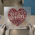 Best Mom Ever Heart DTF Transfer Ready to Press | Pink Floral Heat Transfer