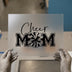 Cheer Mom with Pom Pom | DTF Transfer Ready to Press | Sports Fan Heat Transfer