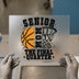 Senior Mom The Final Quarter | DTF Transfer Ready to Press | Basketball Heat Transfer