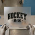 Hockey Mom Arch Text | DTF Transfer Ready to Press | Collegiate Sport Heat Transfer