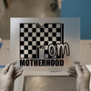 MTV Mom Motherhood DTF Transfer | Ready to Press | Retro Checkered Heat Transfer