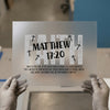 Faith Matthew 17:20 | DTF Transfer Ready to Press | Christian Heat Transfer