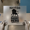 Man of God Lion | DTF Transfer Ready to Press | Bold Christian Heat Transfer
