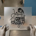Jesus Coffee Prayer Design | DTF Transfer Ready to Press | Christian Heat Transfer