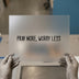 Pray More, Worry Less | DTF Transfer Ready to Press | Motivational Heat Transfer