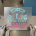 Just a Girl Who Loves Jesus | DTF Transfer Ready to Press | Faith Heat Transfer