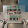 Christmas Is All About Jesus | DTF Transfer Ready to Press | Ugly Sweater Heat Transfer