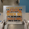 Faith Unseen But Felt DTF Transfer Ready to Press | Inspirational Heat Transfer