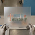 Made to Worship Cross | DTF Transfer Ready to Press | Christian Heat Transfer