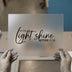Let Your Light Shine Matthew 5:16 | DTF Transfer Ready to Press | Scriptural Heat Transfer