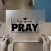 Rise Up and Pray DTF Transfer | Ready to Press | Inspirational Heat Transfer