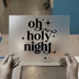 Oh Holy Night Festive Stars | DTF Transfer Ready to Press | Holiday Heat Transfer