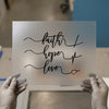 Faith Hope Love Script | DTF Transfer Ready to Press | Inspirational Heat Transfer