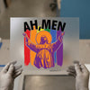 AH, MEN | DTF Transfer Ready to Press | Pride Heat Transfer