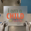 I Am A Child Of God | DTF Transfer Ready to Press | Retro Christian Heat Transfer