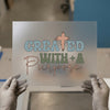 Created With a Purpose DTF Transfer | Ready to Press | Retro Faith Heat Transfer