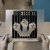 Juneteenth Fist Raised | DTF Transfer Ready to Press | Commemorative Heat Transfer
