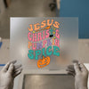 Jesus Christ & Pumpkin Spice | DTF Transfer Ready to Press | Retro Fall Heat Transfer