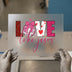 Love Like Jesus Hearts Hearts | DTF Transfer Ready to Press | Christian Love Heat Transfer