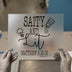 Salty and Lit Christian Quote | DTF Transfer Ready to Press | Faith Heat Transfer