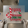 Jesus Is The Reason For The Season | DTF Transfer Ready to Press | Holiday Heat Transfer