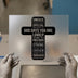 God Says You Are Loved Cross | DTF Transfer Ready to Press | Christian Heat Transfer