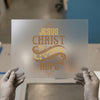 Jesus Christ My Living Hope | DTF Transfer Ready to Press | Faith Heat Transfer