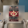 Jesus & Veteran "Only Two" | DTF Transfer Ready to Press | Patriotic Heat Transfer